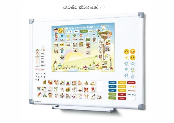 Magnetischer Kalender für Kinder