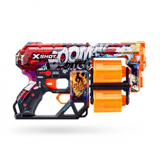 X-Shot Skins Dread Wurfpistole 12 Schüsse Design A