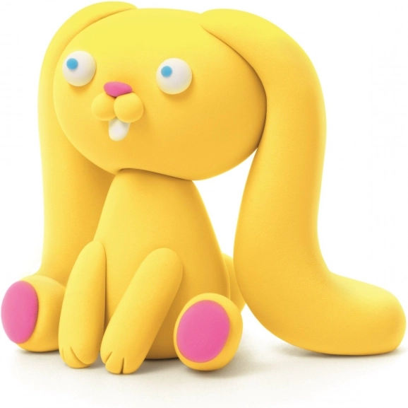 Hey Clay Kaninchen, Kuscheltiere Plastikmasse