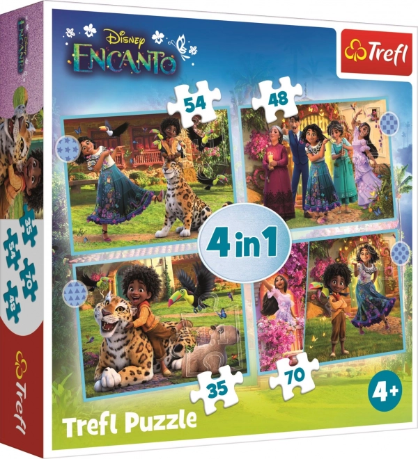 Zauberhaftes Encanto Puzzle 4 in 1