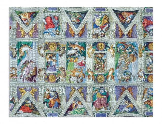 Galison Puzzle Meisterwerk: Sixtinische Kapelle 2000 Teile