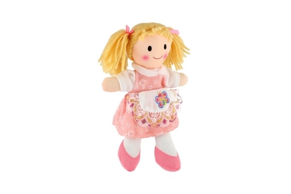 Kuschelweiche Stoffpuppe 20x13 cm in 4 Farben