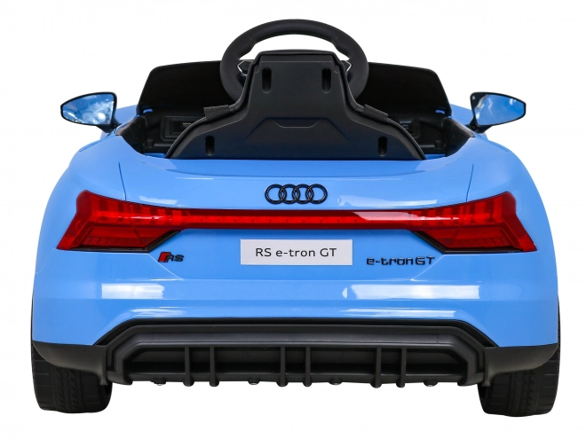 Audi RS E-Tron GT elektrisches Kinderauto mit Fernbedienung und 4x4 Antrieb – Blau