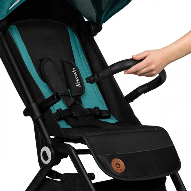 Sportkinderwagen Lionelo Cloe Braun Rost – Grüner Smaragd