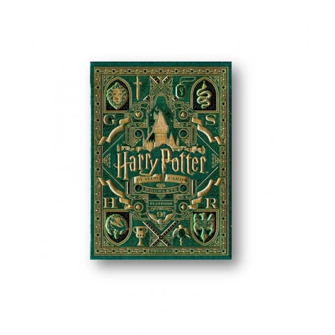 Harry Potter Slytherin Premium Spielkarten Grün