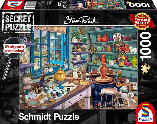 Schmidt Secret Puzzle Töpferwerkstatt 1000 Teile