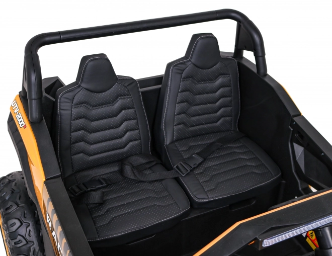 Buggy ATV Racing pro 2 Kinder + Antrieb 4x4 + Fernsteuerung + langsamer Start + MP3 LED – Gold
