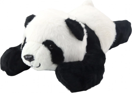 Plüsch-Panda liegend 30 cm schwarz-weiß