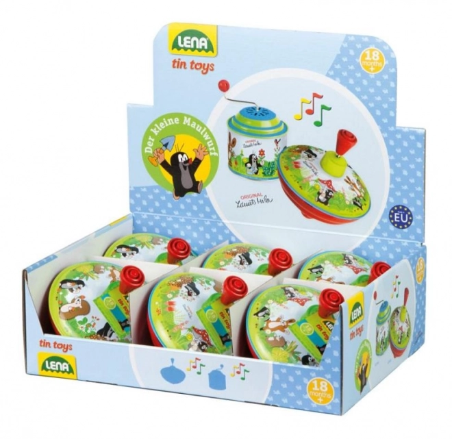 Kreisel mit Krtek Motiv 13 cm