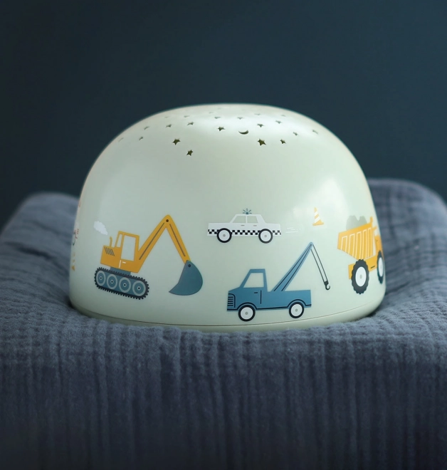 A Little Lovely Company Lampe mit Projektor – Fahrzeuge