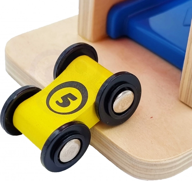 Tooky Toy Bunte Rutsche für Autos