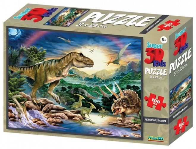 Tyrannosaurus 3D Puzzle mit 100 Teilen