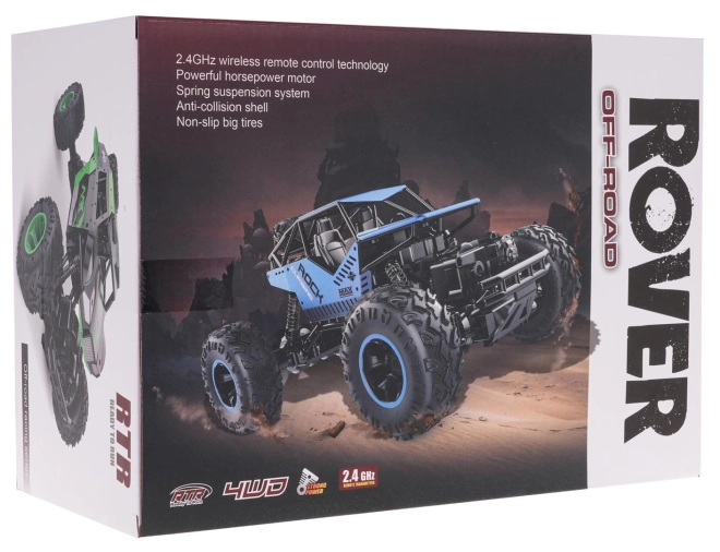 Ferngesteuertes Auto Rover Blau 1:16 – Schwarz