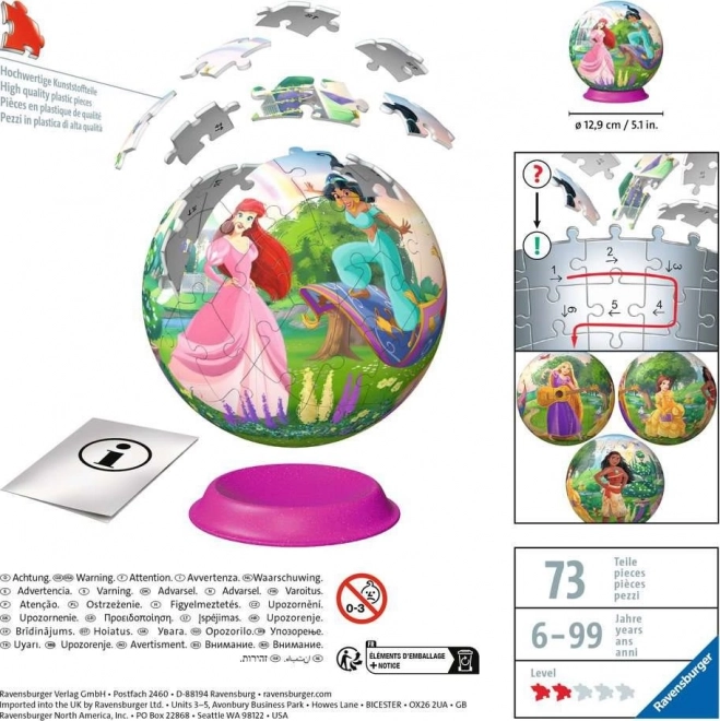 Ravensburger 3D Puzzleball Disney Prinzessinnen