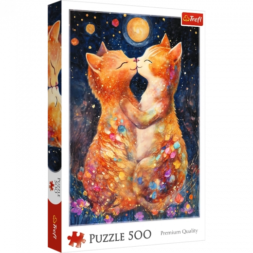 Puzzle 500 Teile – Kuss im Mondschein Trefl