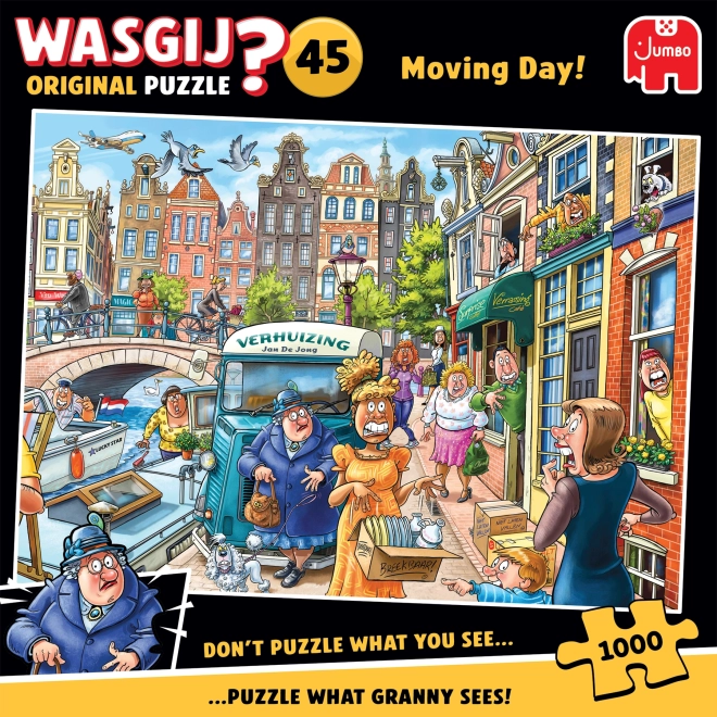Jumbo Puzzle Wasgij 45: Umzug 1000 Teile