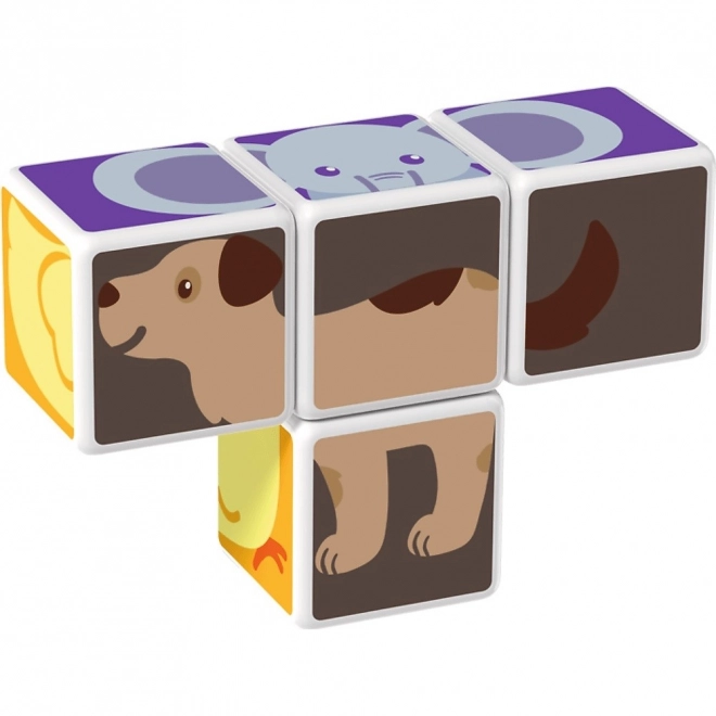 Magnetische Bausteine Magicube Lustige Tiere