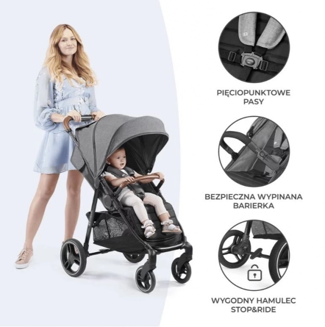 Kinderkraft Grande Plus Kinderwagen Grau