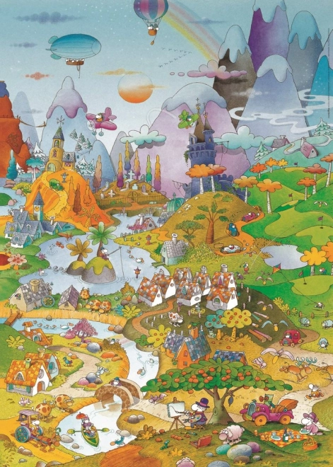 Puzzle 1000 Teile Idylle - See