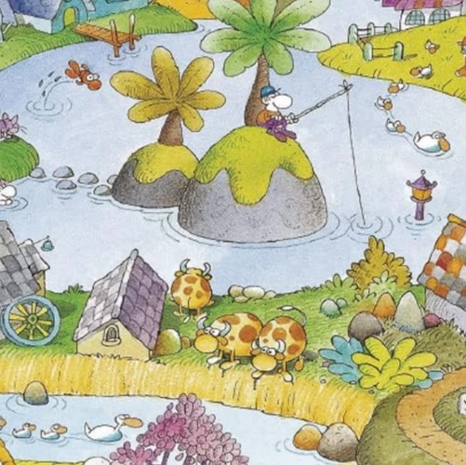 Puzzle 1000 Teile Idylle - See