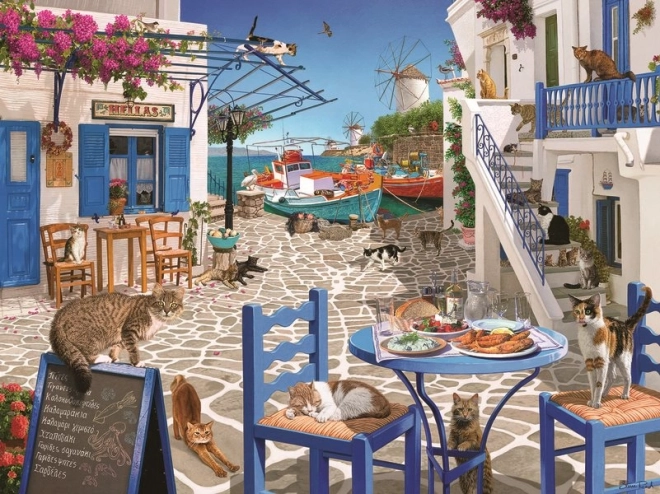 Ravensburger Puzzle Katzen auf Mykonos 1500 Teile