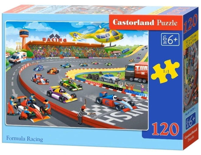 Puzzle 120 Teile Formel 1 Rennen für Kinder