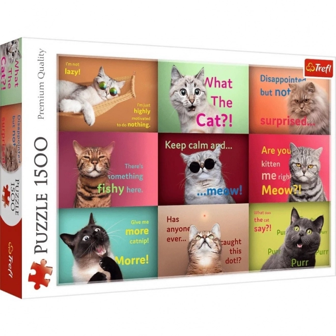 Puzzle Lustige Katzen 1500 Teile