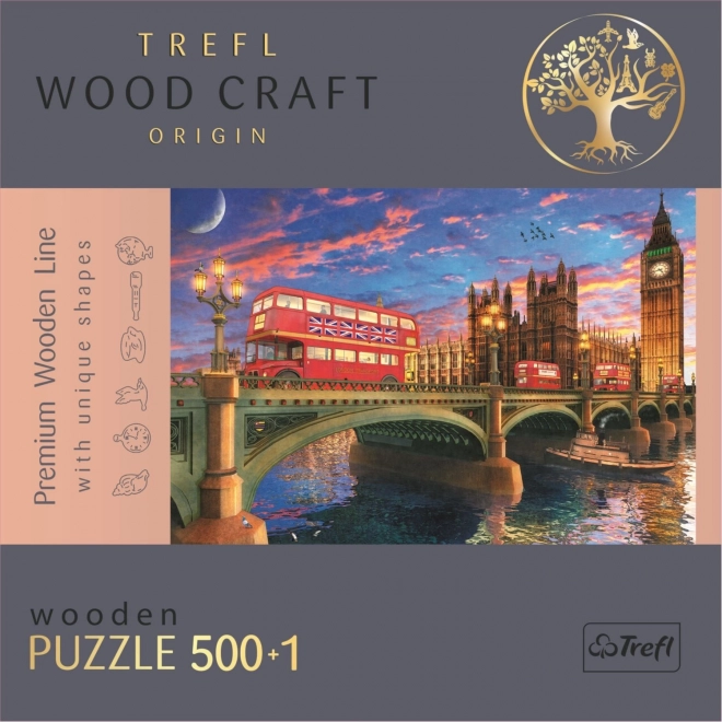 Holzpuzzle Westminster-Palast, Big Ben - 501 Teile