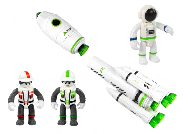 Weltraumabenteuer Set mit Rakete und Shuttle
