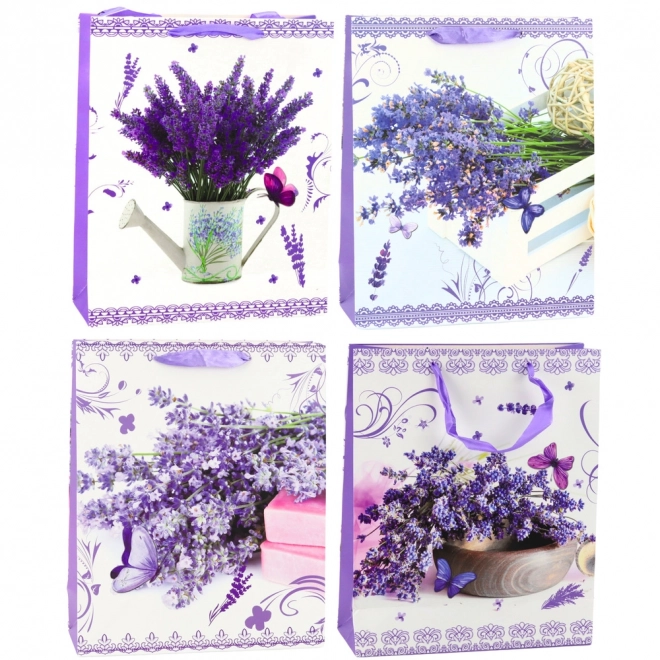 Geschenktasche Lavendel