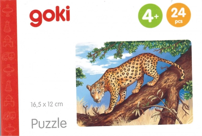 Goki Holzpuzzle Afrikanische Tiere: Giraffen 24 Teile