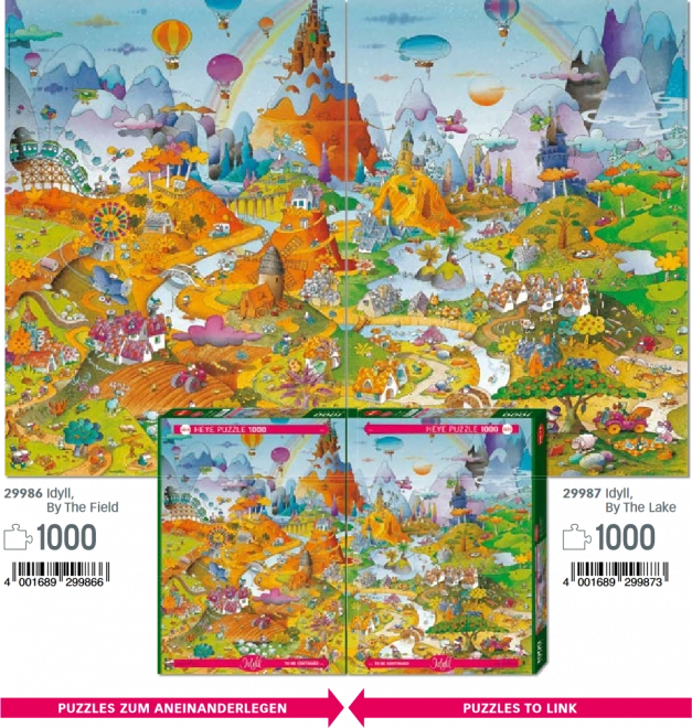 Puzzle 1000 Teile Idylle - See