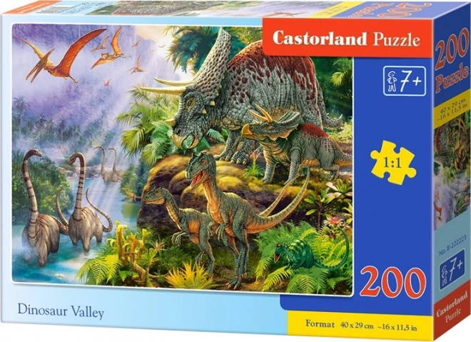 Dinosaurier Tal Puzzle 200 Teile