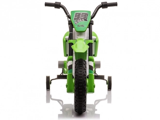 Elektrisches Motorrad für Kinder grün