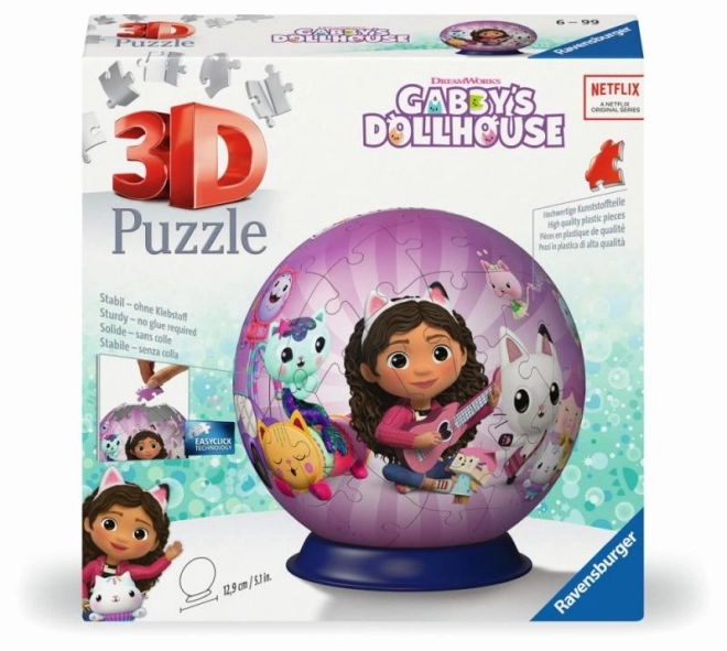 Ravensburger 3D Puzzleball Gábinis Zauberhaus