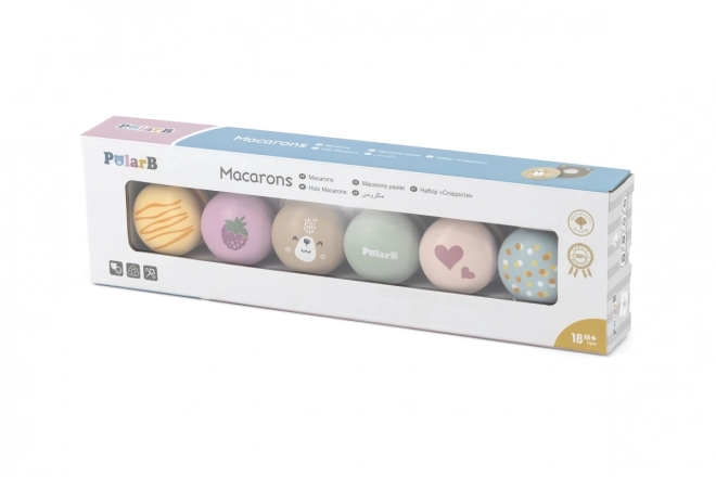 Holz-Macarons Spielset