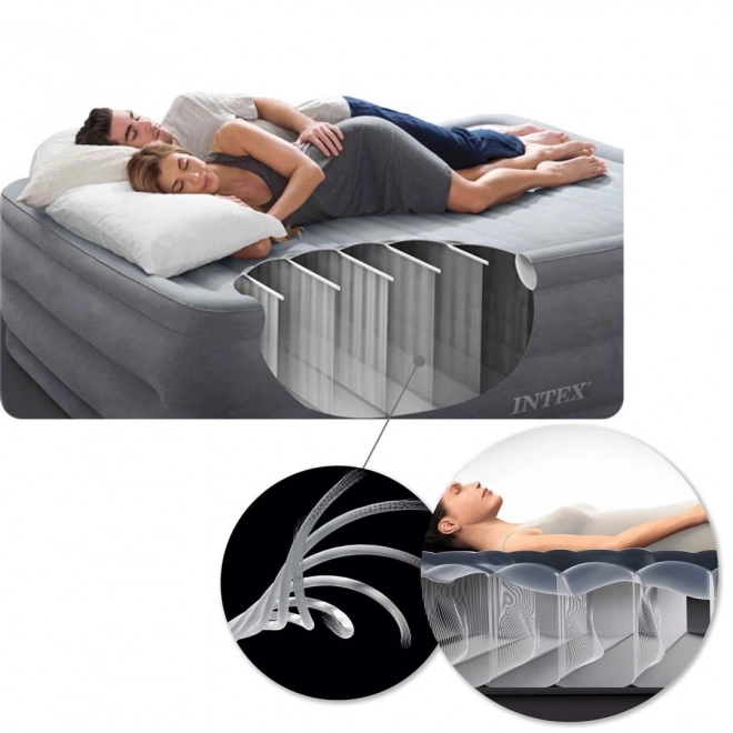 Aufblasbare Schlafmatratze Einzelbett mit Pumpe