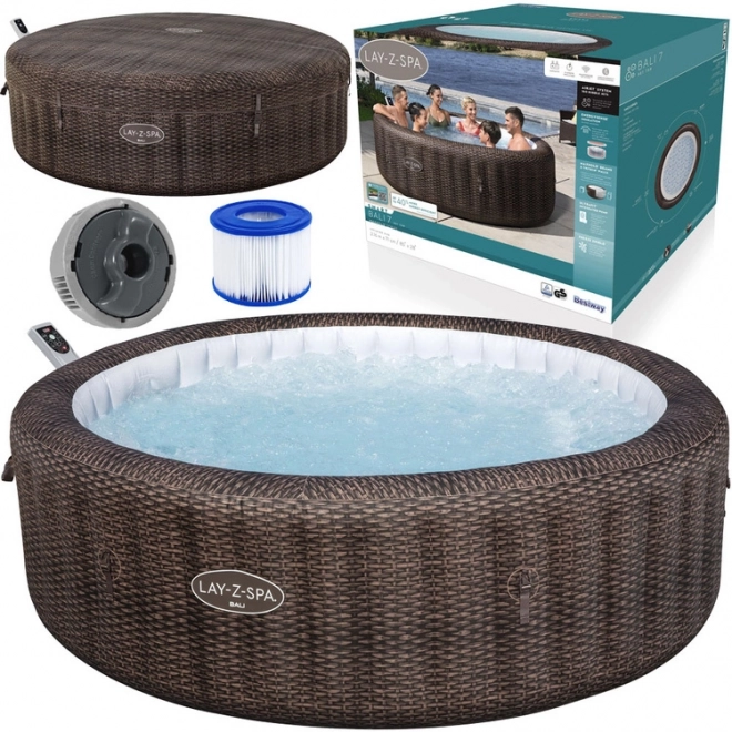Aufblasbarer Whirlpool mit AirJet-System Bestway Lay-Z-Spa Bali