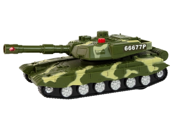 Panzer mit Schwungrad, Licht und Sound