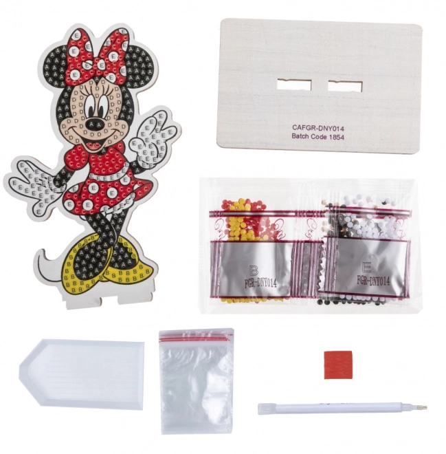 Minnie Maus Crystal Art Figur