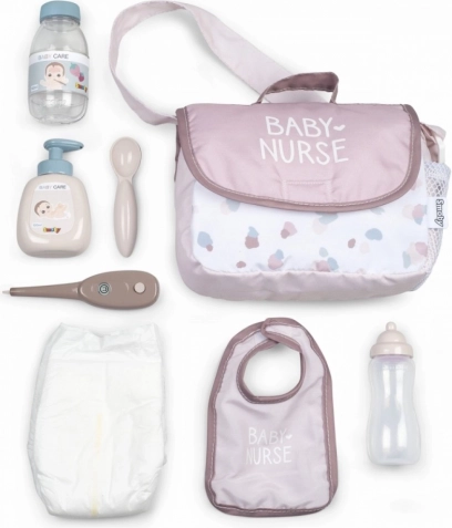 Komplettes Set mit 8 Zubehörteilen für realistische Pflege