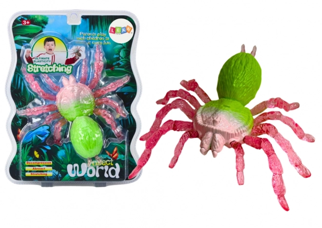 Dehnbare Spinne Figur Spielzeug Grün