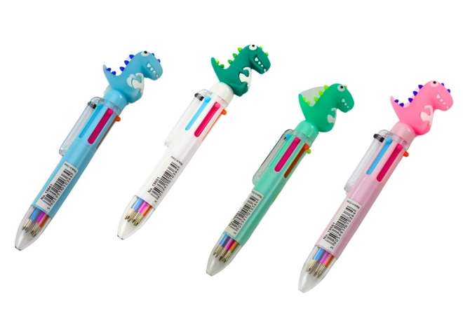 Mehrfarbiger Dino Pen mit 6 Farben