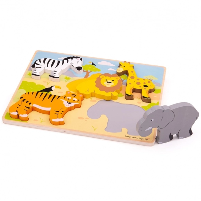 Bigjigs Toys Safari Steckpuzzle