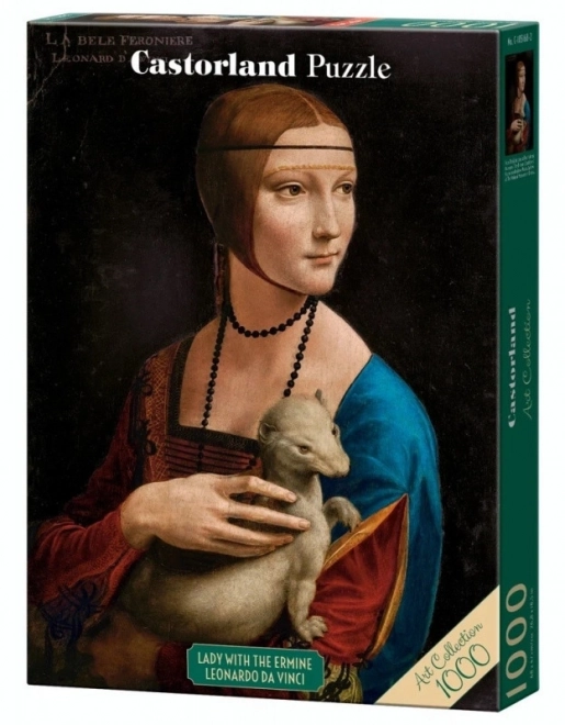 Puzzle 1000 Teile Dame mit dem Hermelin LEONARDO DA VINCI Kunstsammlung
