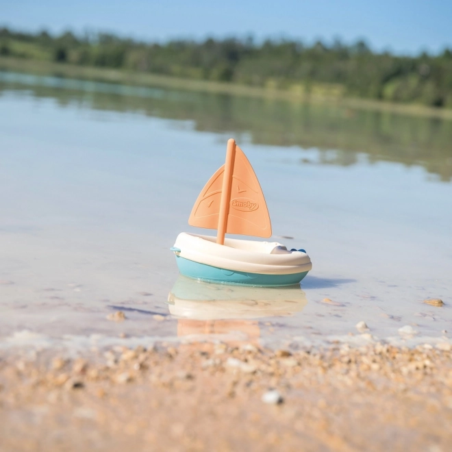 Smoby kleine grüne Segelboot aus Biokunststoff