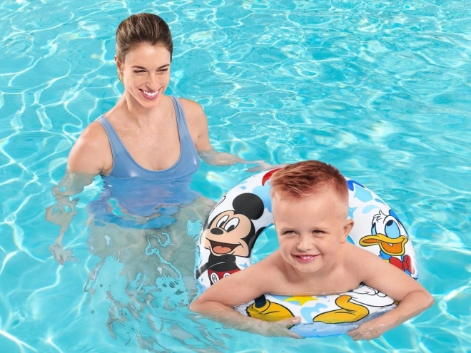 Aufblasbarer Schwimmring Mickey Mouse und Donald Duck 56 cm