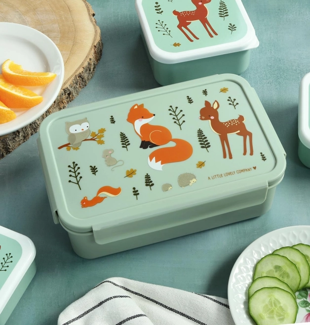 A Little Lovely Company Snack Box – Freunde aus dem Wald