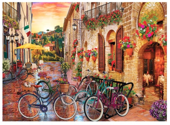 Puzzle Mit dem Fahrrad durch die Toskana 1000 Teile