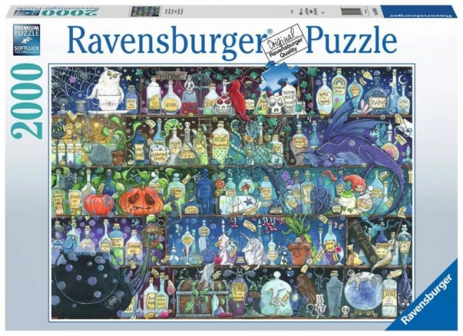 Ravensburger Puzzle Hexenpotionen und Elixiere 2000 Teile